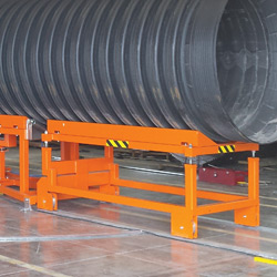 Chariot de support de tuyaux